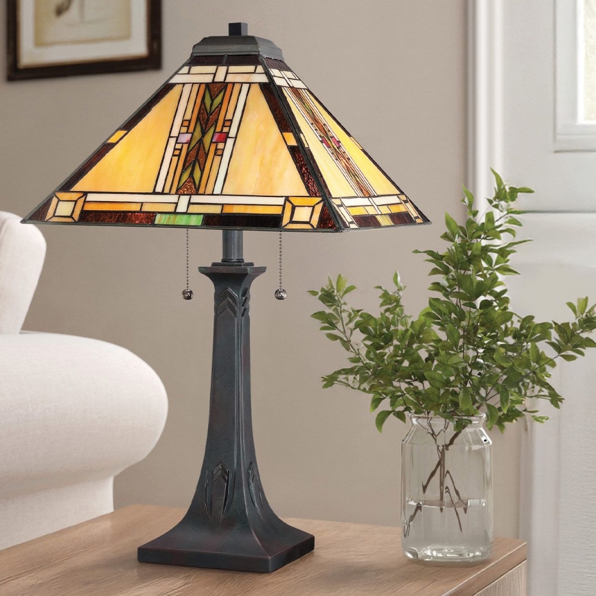 Quoizel - Stolní lampa NAVAJO 2xE27/60W/230V