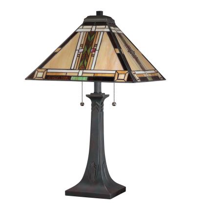 Quoizel - Stolní lampa NAVAJO 2xE27/60W/230V