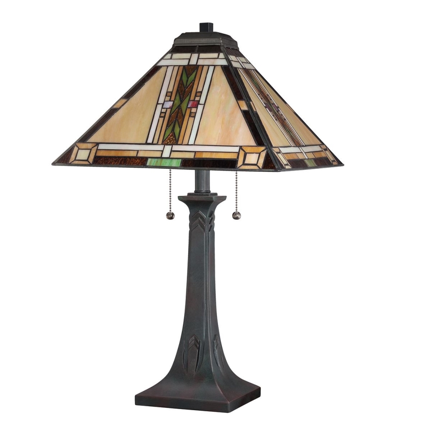 Quoizel - Stolní lampa NAVAJO 2xE27/60W/230V