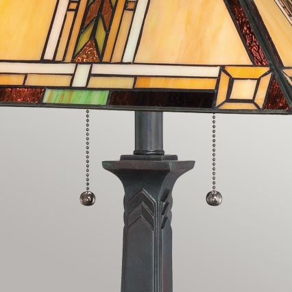 Quoizel - Stolní lampa NAVAJO 2xE27/60W/230V
