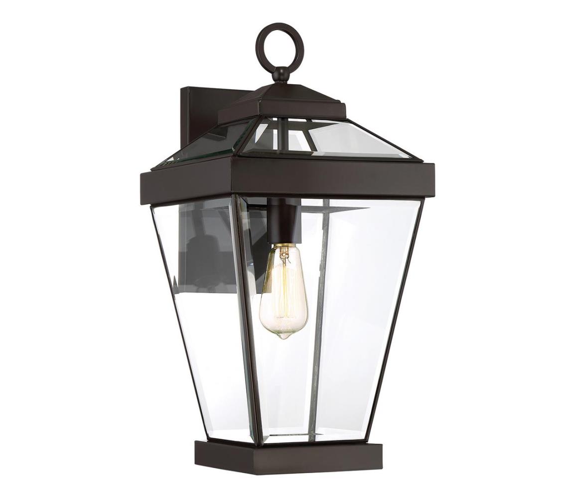 Elstead Quoizel QZ-RAVINE2-L-Venkovní nástěnné svítidlo RAVINE 1xE27/60W/230V IP44 černá ED0393