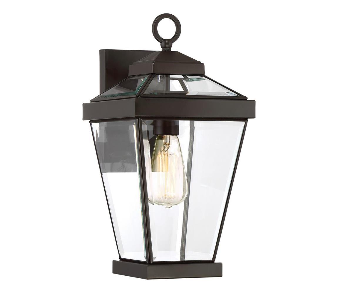 Elstead Quoizel QZ-RAVINE2-M-Venkovní nástěnné svítidlo RAVINE 1xE27/60W/230V IP44 černá ED0394