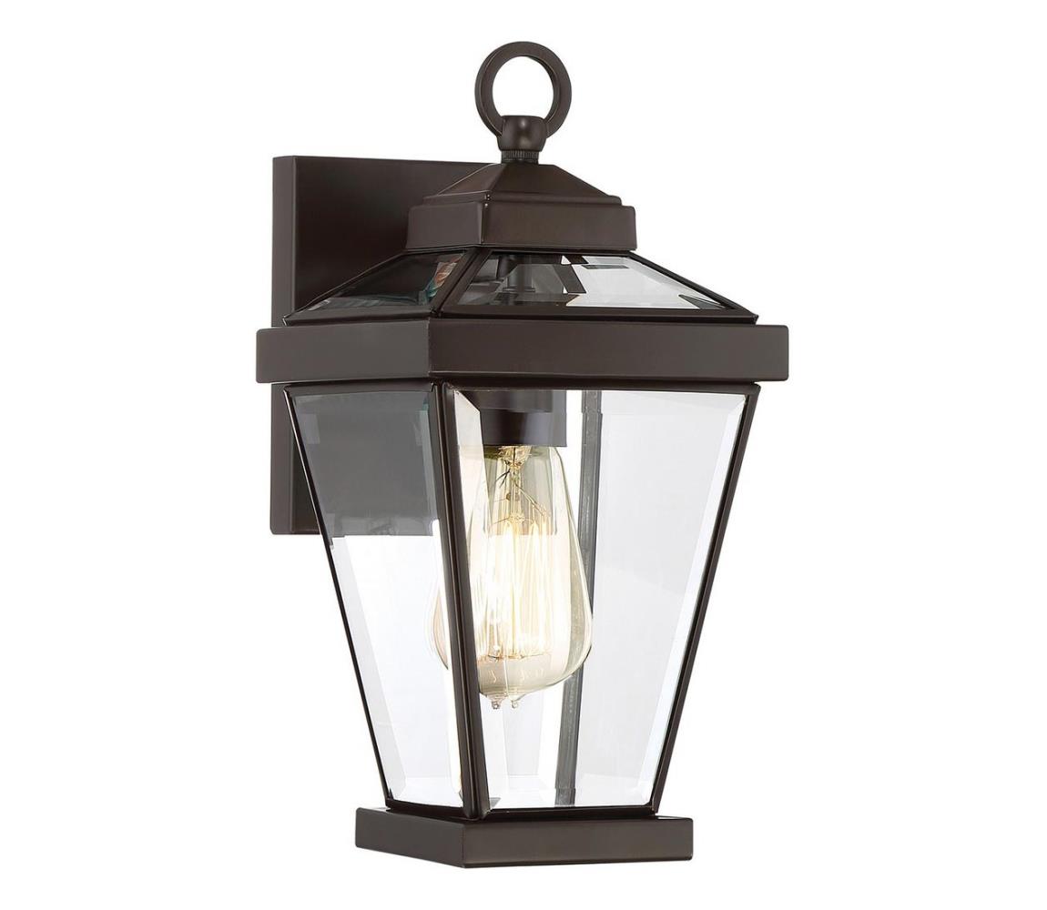 Elstead Quoizel QZ-RAVINE2-S-Venkovní nástěnné svítidlo RAVINE 1xE27/60W/230V IP44 černá ED0395