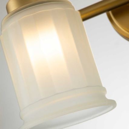 Quoizel - LED Koupelnové nástěnné svítidlo SWELL 2xG9/3W/230V IP44 zlatá