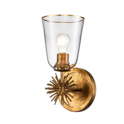 Quoizel - Nástěnné svítidlo STARING 1xE27/40W/230V měděná