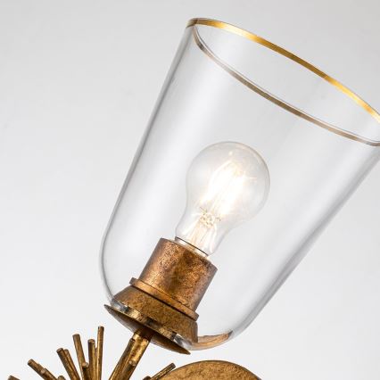 Quoizel - Nástěnné svítidlo STARING 1xE27/40W/230V měděná