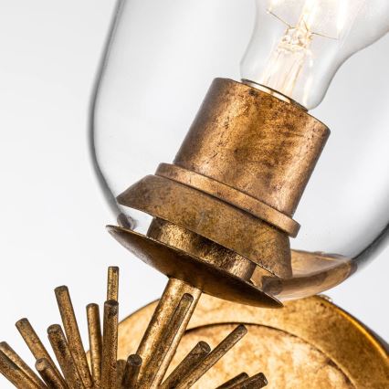 Quoizel - Nástěnné svítidlo STARING 1xE27/40W/230V měděná