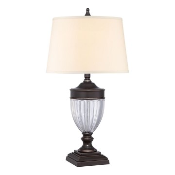 Quoizel - Stolní lampa DENNISON 1xE27/60W/230V bronzová