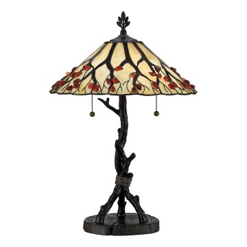 Quoizel - Stolní lampa WHISPERING 2xE27/60W/230V