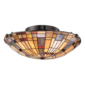 Quoizel - Stropní svítidlo INGLENOOK 2xE27/60W/230V pr. 40,7 cm