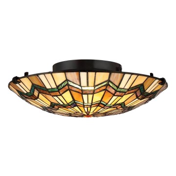 Quoizel - Stropní svítidlo Tiffany ALCOTT 2xE27/60W/230V