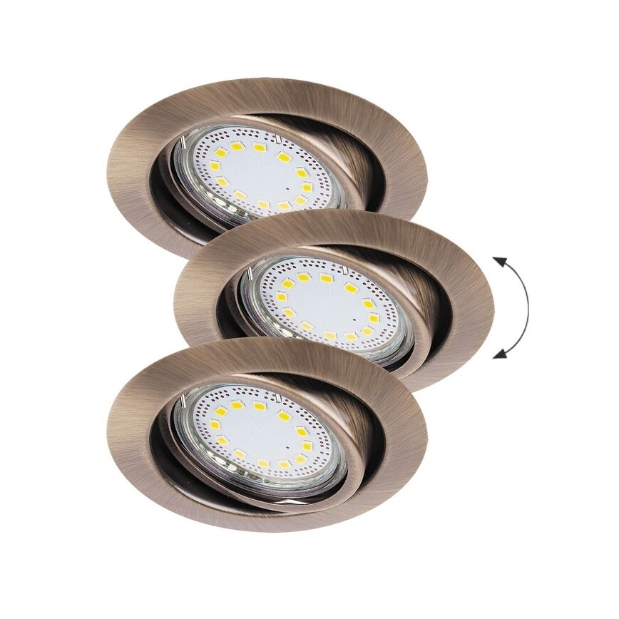 Rabalux - SADA 3xLED Podhledové svítidlo 3xGU10/3W/230V IP40