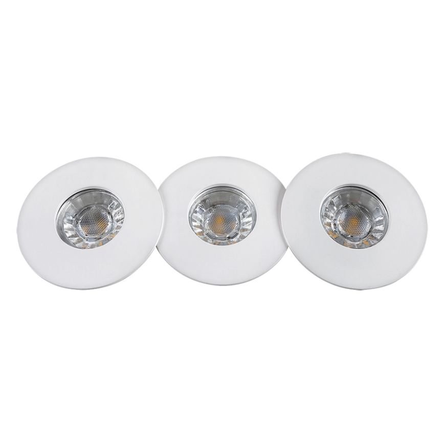 Rabalux 1078 - SADA 3x LED Koupelnové podhledové svítidlo RANDY 3xLED/4W/230V IP44