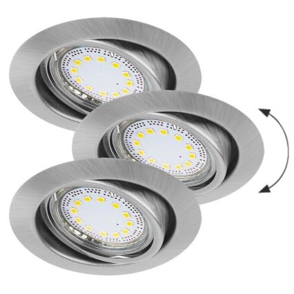 Rabalux - SADA 3xLED Podhledové svítidlo 3xGU10/3W/230V IP40