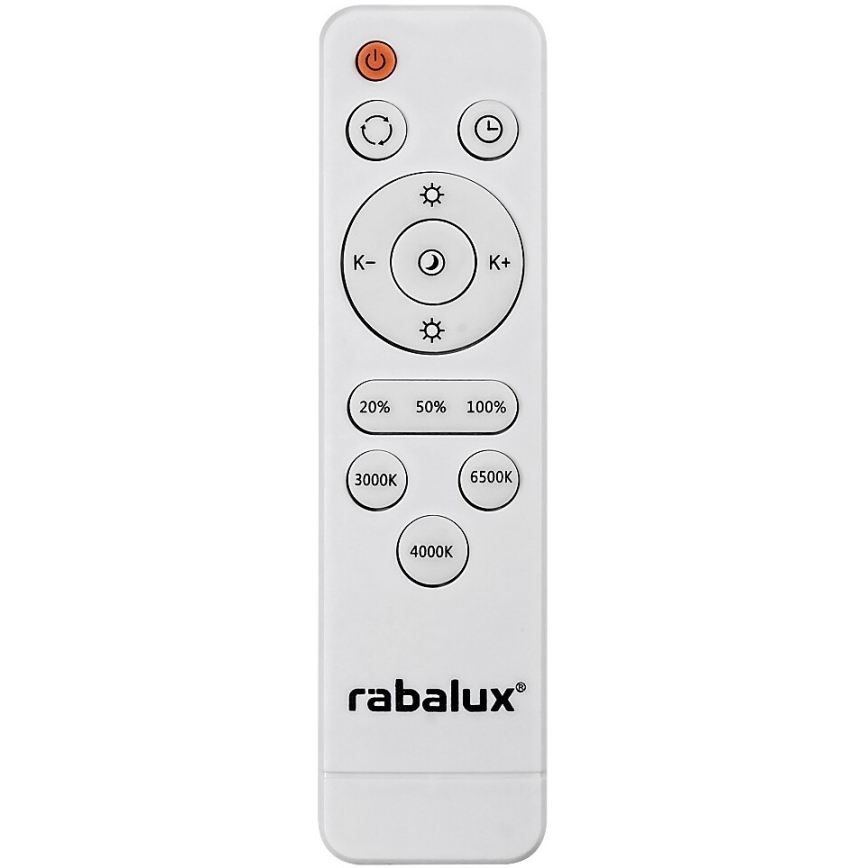 Rabalux - LED Stmívatelné stropní svítidlo s dálkovým ovladačem LED/48W/230V pr. 38 cm