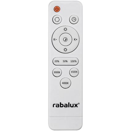 Rabalux - LED Stmívatelné stropní svítidlo s dálkovým ovladačem LED/72W/230V pr. 48 cm