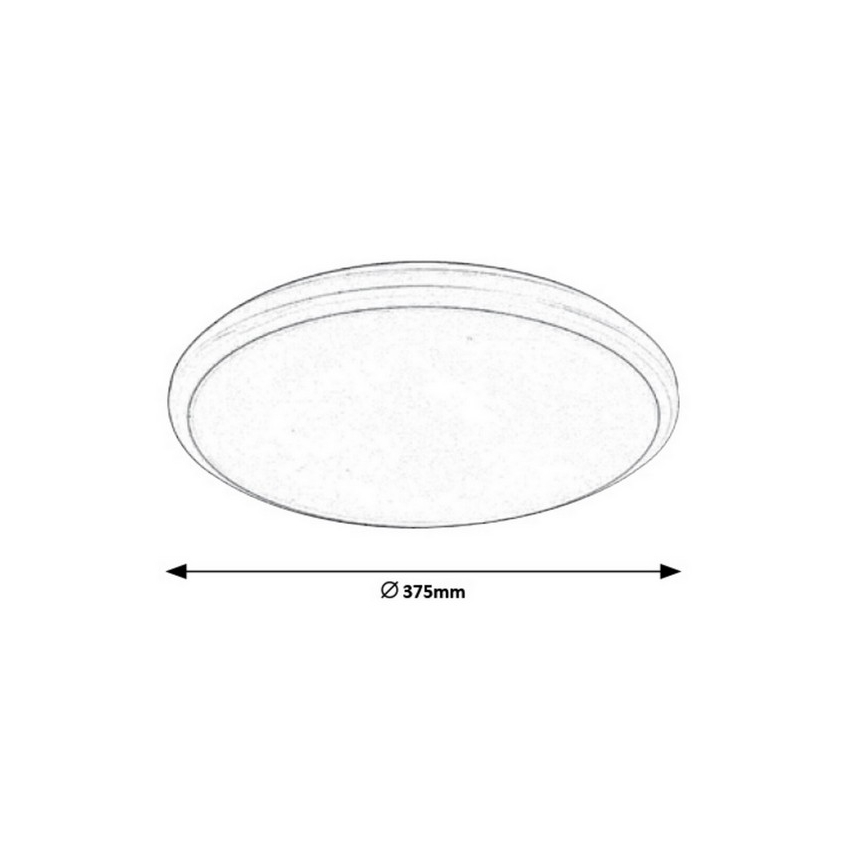Rabalux - LED Koupelnové stropní svítidlo LED/36W/230V IP65 pr. 37,5 cm