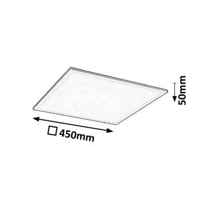 Rabalux - LED Stmívatelný panel LED/24W/230V 45x45cm