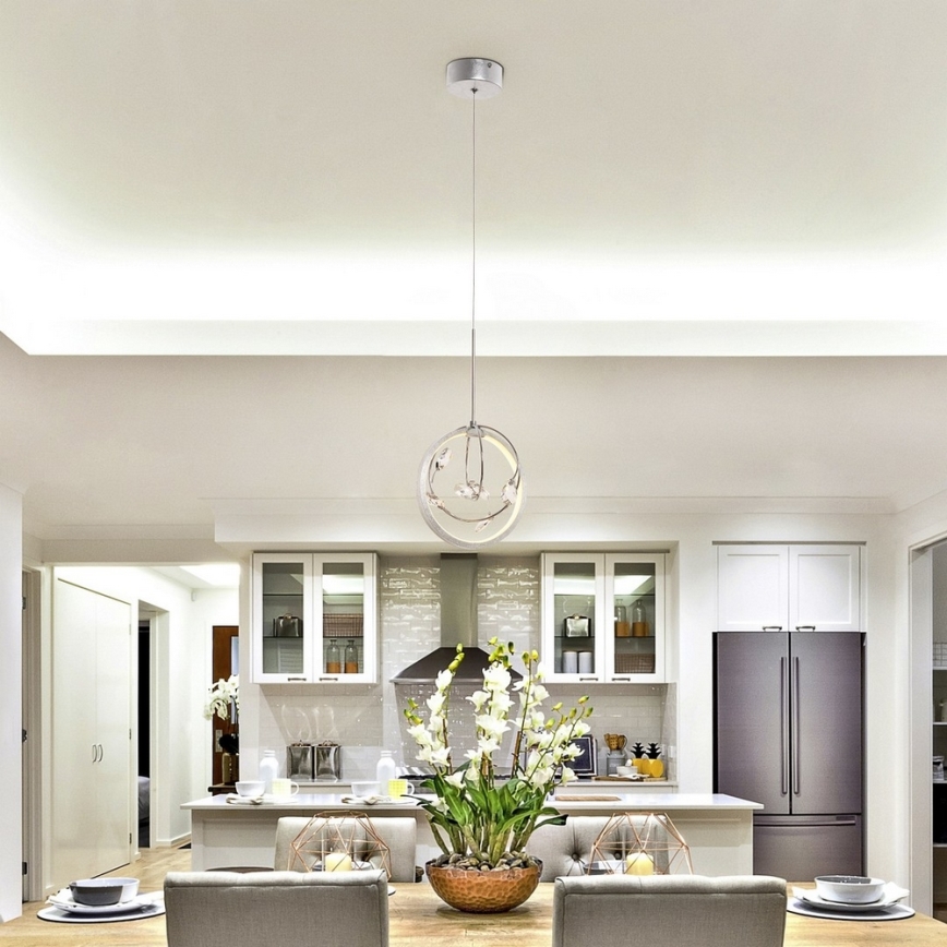 Rabalux - LED Křišťálový lustr na lanku LED/7W/230V