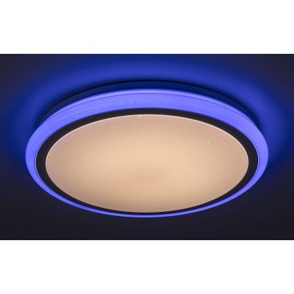 Rabalux - LED Stmívatelné stropní svítidlo na dálkové ovládání RGB LED/32W/230V pr. 40 cm