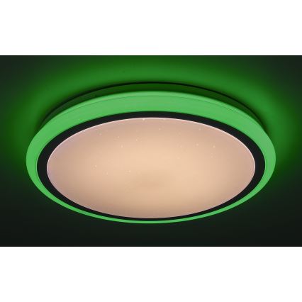 Rabalux - LED Stmívatelné stropní svítidlo na dálkové ovládání RGB LED/32W/230V pr. 40 cm