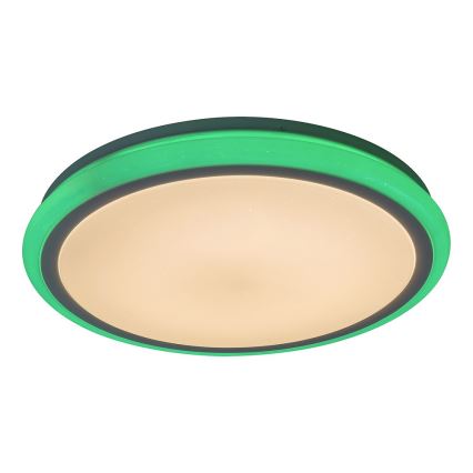 Rabalux - LED Stmívatelné stropní svítidlo na dálkové ovládání RGB LED/32W/230V pr. 40 cm