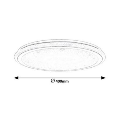 Rabalux - LED Stmívatelné stropní svítidlo na dálkové ovládání RGB LED/32W/230V pr. 40 cm