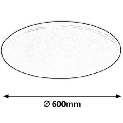 Rabalux - LED Stmívatelné stropní svítidlo RGB LED/40W/230V + DO pr. 60 cm