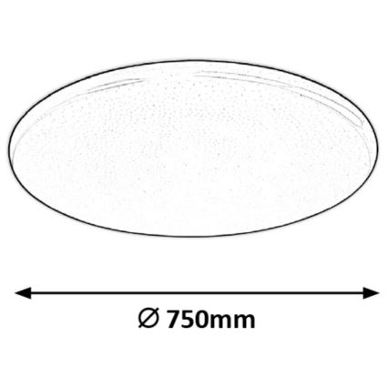 Rabalux - LED Stmívatelné stropní svítidlo RGB LED/60W/230V + DO