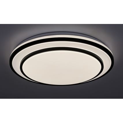 Rabalux - LED Stmívatelné stropní svítidlo LED/40W/230V 3000-6500K černá + dálkové ovládání