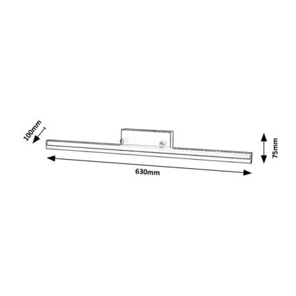 Rabalux - LED Koupelnové osvětlení zrcadla LED/18W/230V 63 cm IP44