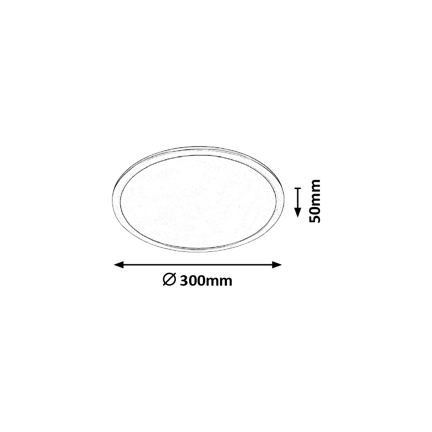Rabalux - LED Stmívatelné stropní svítidlo LED/20W/230V pr. 30cm