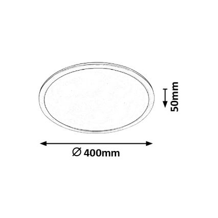 Rabalux - LED Stmívatelné stropní svítidlo LED/30W/230V pr. 40cm