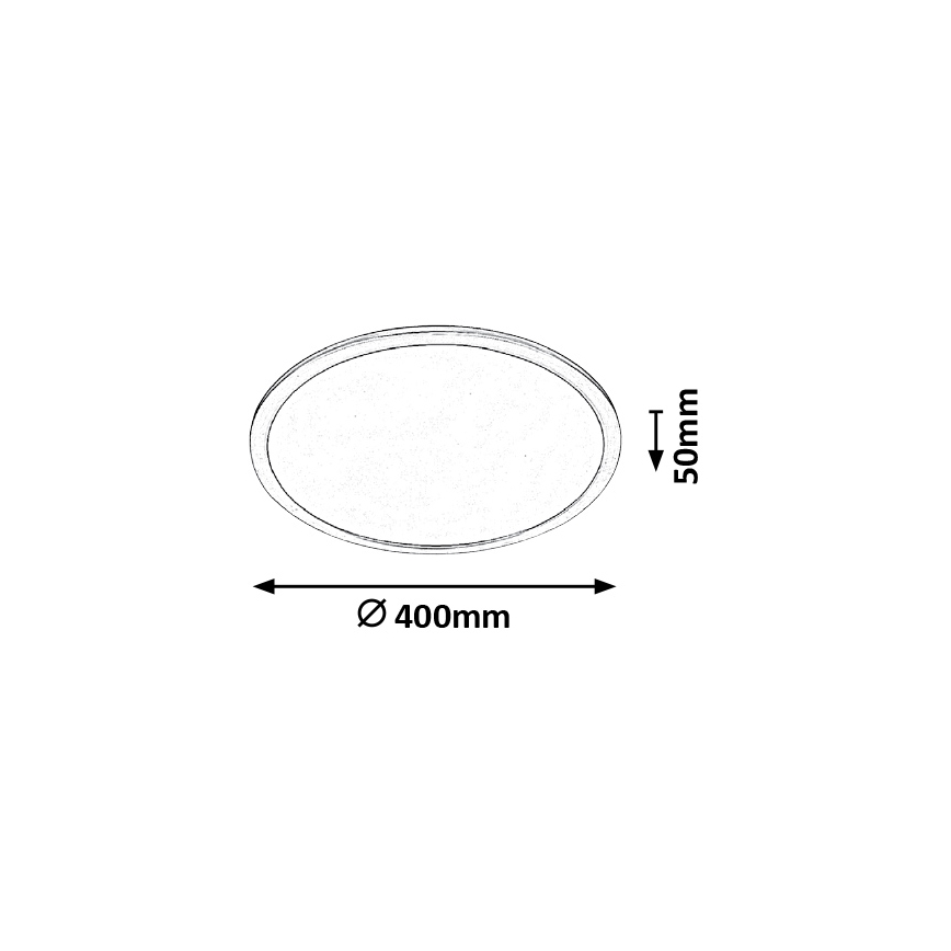 Rabalux - LED Stmívatelné stropní svítidlo LED/30W/230V pr. 40cm