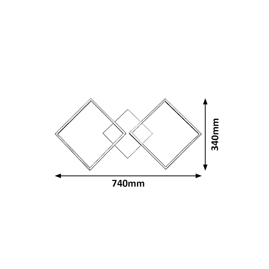 Rabalux - LED Stmívatelné stropní svítidlo LED/30W/230V