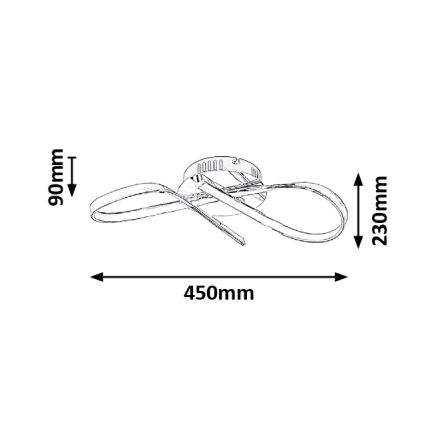 Rabalux - LED Stropní svítidlo LED/20W/230V