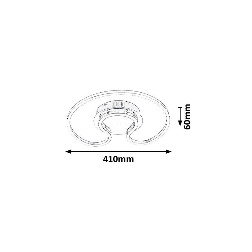 Rabalux 2189 - LED Stropní svítidlo MELORA LED/30W/230V