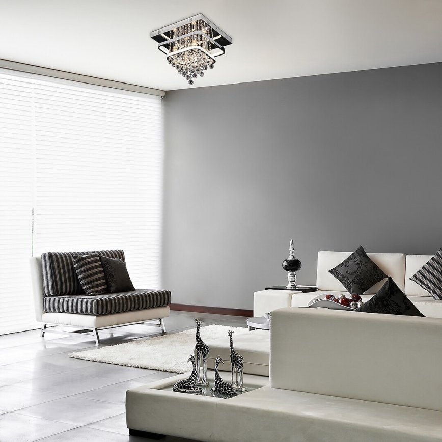Rabalux - Křišťálový přisazený lustr LED/36W/230V + 4xE14/40W