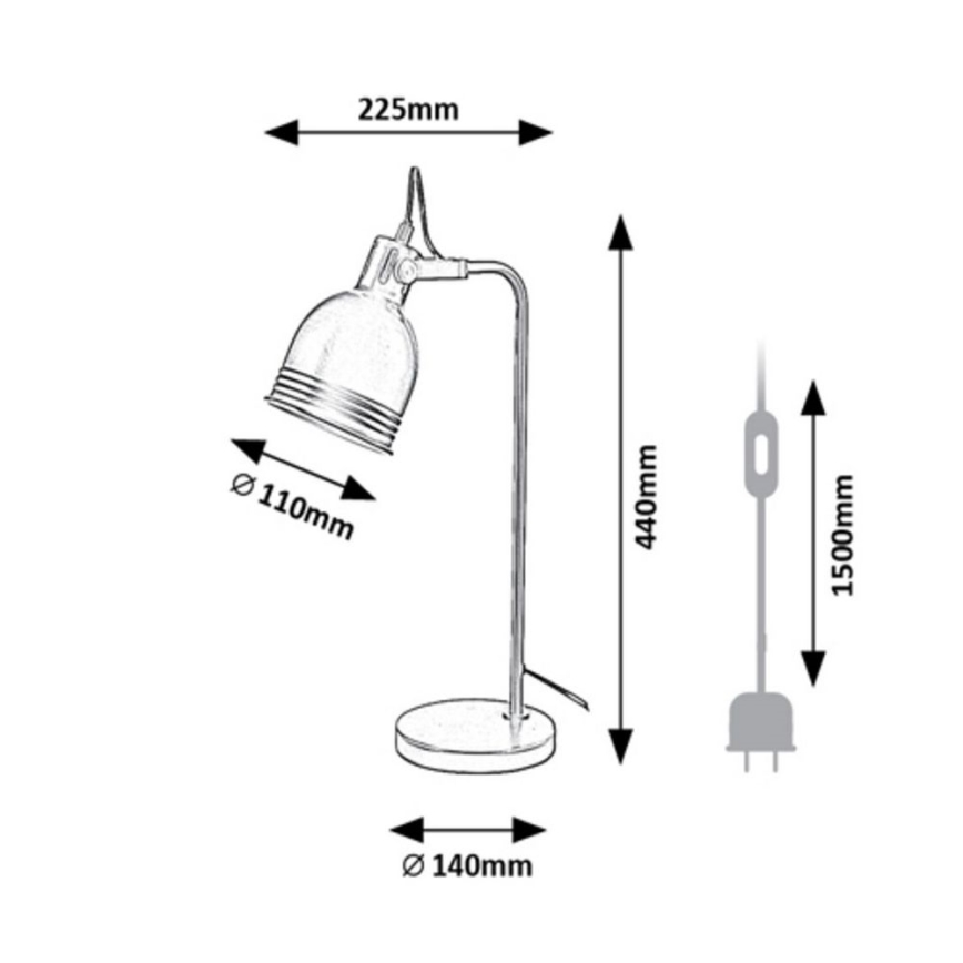 Rabalux - Stolní lampa 1xE14/25W/230V béžová