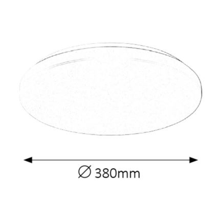 Rabalux - LED Stropní svítidlo LED/32W/230V pr. 38 cm