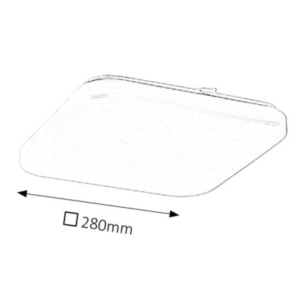 Rabalux - LED Stropní svítidlo 1xLED/20W/230V 28x28 cm