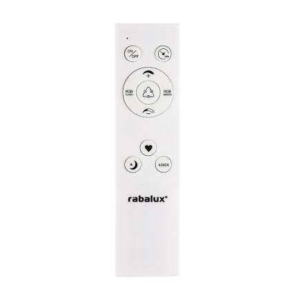 Rabalux - LED RGB Stmívatelné stropní svítidlo LED/22W/230V Wi-Fi + dálkové ovládání