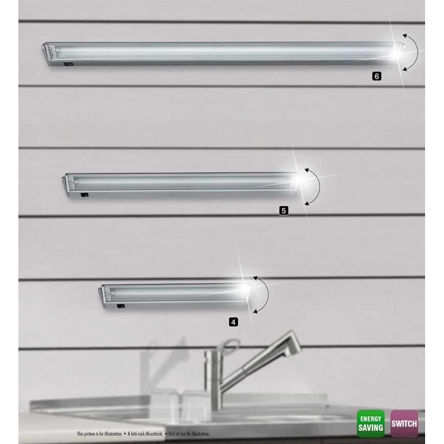 Rabalux 2366 - Podlinkové svítidlo EASY LIGHT 1xG5/21W/230V