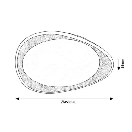 Rabalux - LED Stropní svítidlo LED/24W/230V