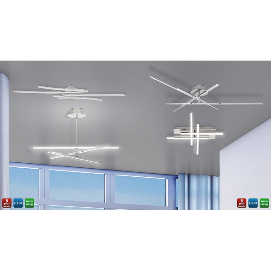 Rabalux 2480 - LED lustr MEREDITH LED/18W/230V