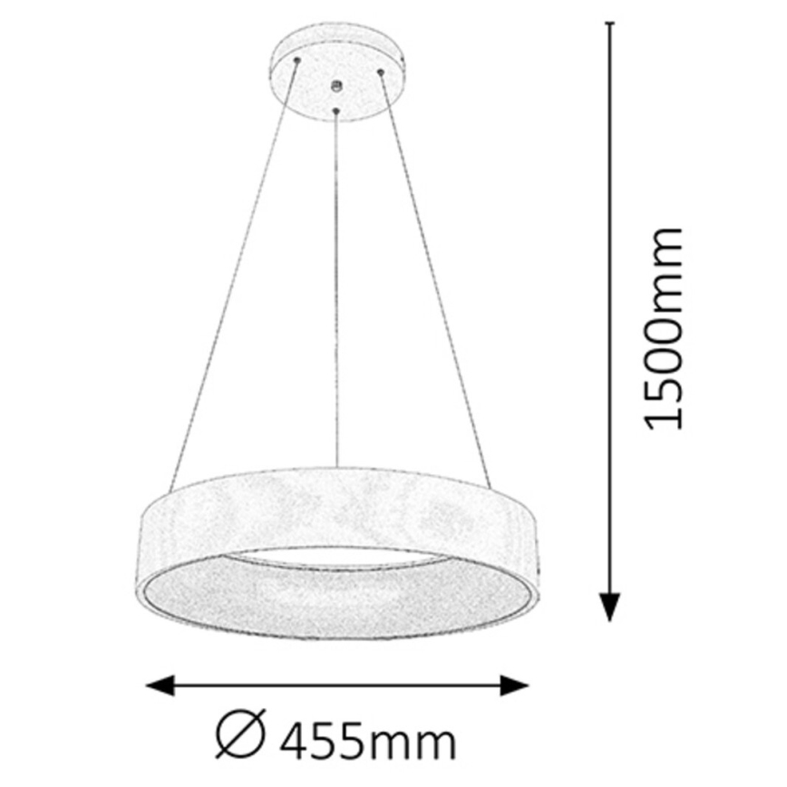 Rabalux - LED Závěsné svítidlo LED/26W/230V