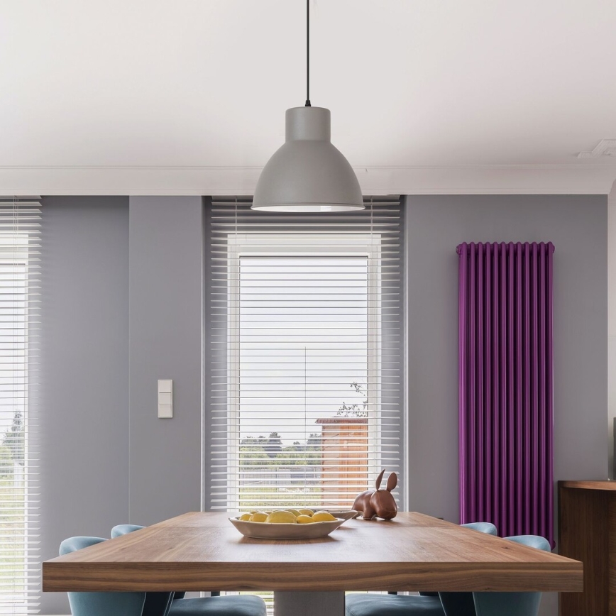 Rabalux - Lustr 1xE27/60W/230V antracit