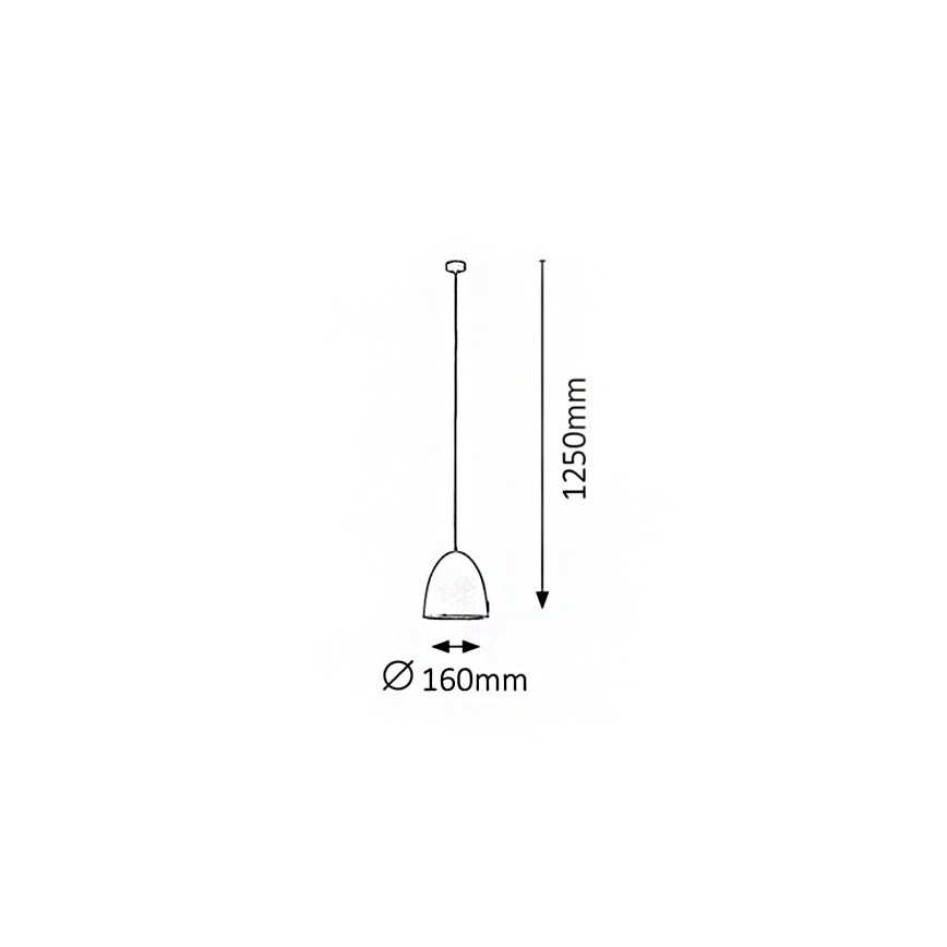 Rabalux - Lustr OLIVIA 1xE27/60W/230V