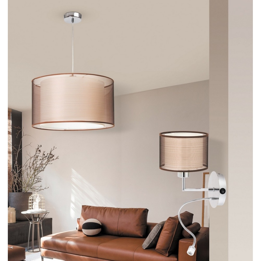 Rabalux - Nástěnné svítidlo E27/60W + LED/1W