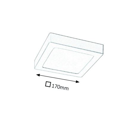 Rabalux - LED Stropní svítidlo LED/12W/230V